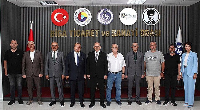 DEFTERDAR ÇELİK'TEN BİGA TSO'YA ZİYARET
