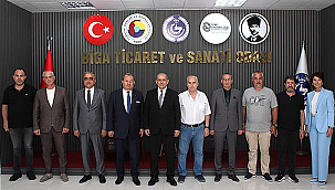 DEFTERDAR ÇELİK'TEN BİGA TSO'YA ZİYARET