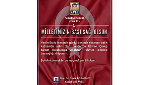  MİLLETİMİZİN BAŞI SAĞ OLSUN