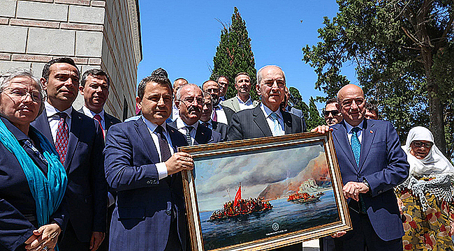  RUMELİ FATİHİ GAZİ SÜLEYMAN PAŞA GELİBOLU'DA DUALARLA ANILDI