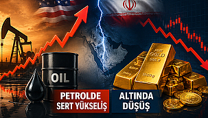 ABD-İRAN GERİLİMİ PETROLÜ YÜKSELTTİ, ALTINI GERİLETTİ
