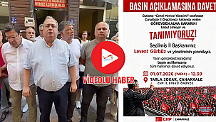 CHP ÇANAKKALE İL ÖRGÜTÜ'NDEN GÖREVDEN ALMA KARARINA TEPKİ