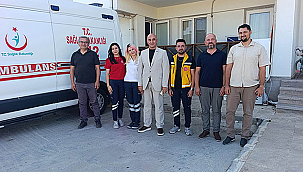  İL SAĞLIK MÜDÜRÜ DR. HAKAN GÖRGÜLÜ BOZCAADA'DA İNCELEMELERDE BULUNDU