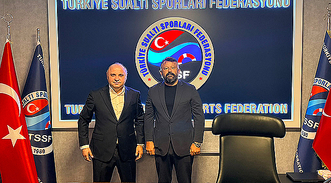  TURGAY KILIÇ'DAN TÜRKİYE SU ALTI SPORLARI FEDERASYONUNA ZİYARET