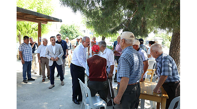 VALİ TORAMAN KARAİNEBEYLİ KÖYÜ'NDE VATANDAŞLARLA BULUŞTU