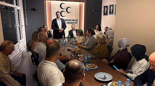AK PARTİ'DEN MHP ÇANAKKALE İL BAŞKANLIĞI'NA ZİYARET