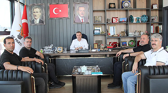 DSİ BÖLGE MÜDÜRÜ ÇUBUKCU'DAN AK PARTİ İL BAŞKANLIĞI'NA ZİYARET