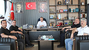 DSİ BÖLGE MÜDÜRÜ ÇUBUKCU'DAN AK PARTİ İL BAŞKANLIĞI'NA ZİYARET