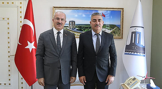  AYHAN KARADUMAN'DAN VALİ TORAMAN'A VEDA ZİYARETİ
