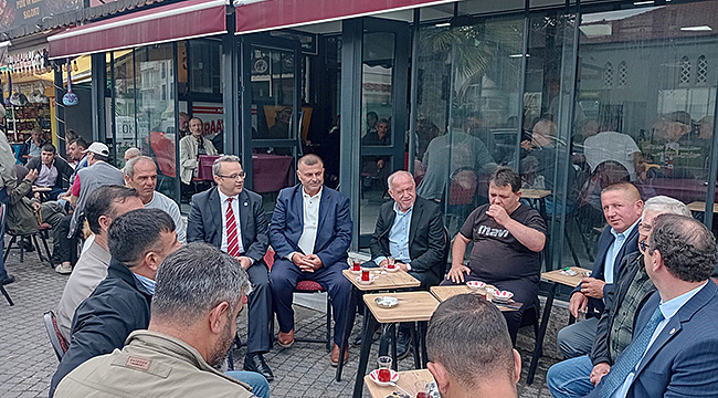 RIDVAN UZ VE İYİ PARTİ TEŞKİLATI EZİNE'DE: ŞEHİTLİK, BELEDİYE VE ESNAF ZİYARETLERİ