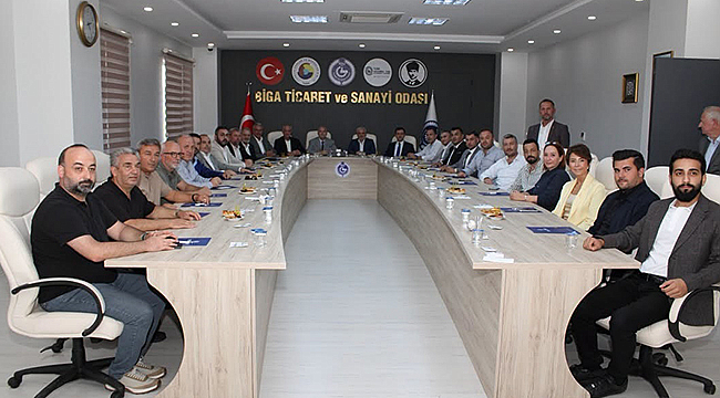TÜRKİYE YÜZYILI BULUŞMALARI KAPSAMINDA BİGA TSO'YA ZİYARET