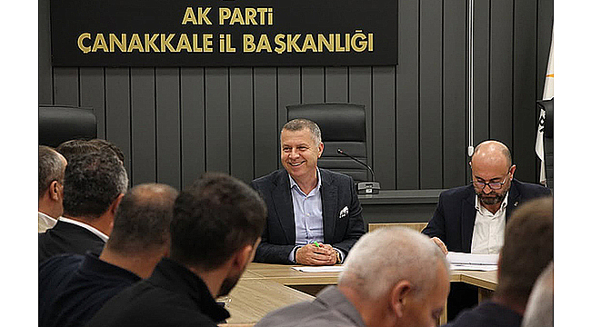 AK PARTİ'DE GÜNDEM VE TEŞKİLAT TOPLANTILARI