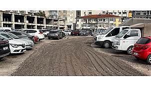 CENNET OTOPARKI'NDA ZEMİN YENİLENDİ