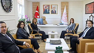ÇOMÜ SPOR BiLİMLERİ FAKÜLTESİ DEKANI PROF. DR. GÜNAY ESKİCİ'DEN İL MİLLİ EĞİTİM MÜDÜRÜ MiNE HAYTA'YA ZİYARET